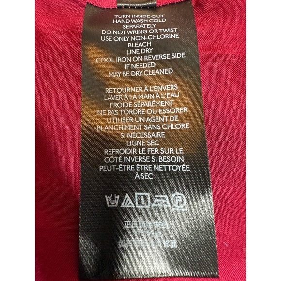 Anthropologie Montie Velvet Ruched Skirt in Red Wine Cranberry Size 8 - Picture 5 of 12